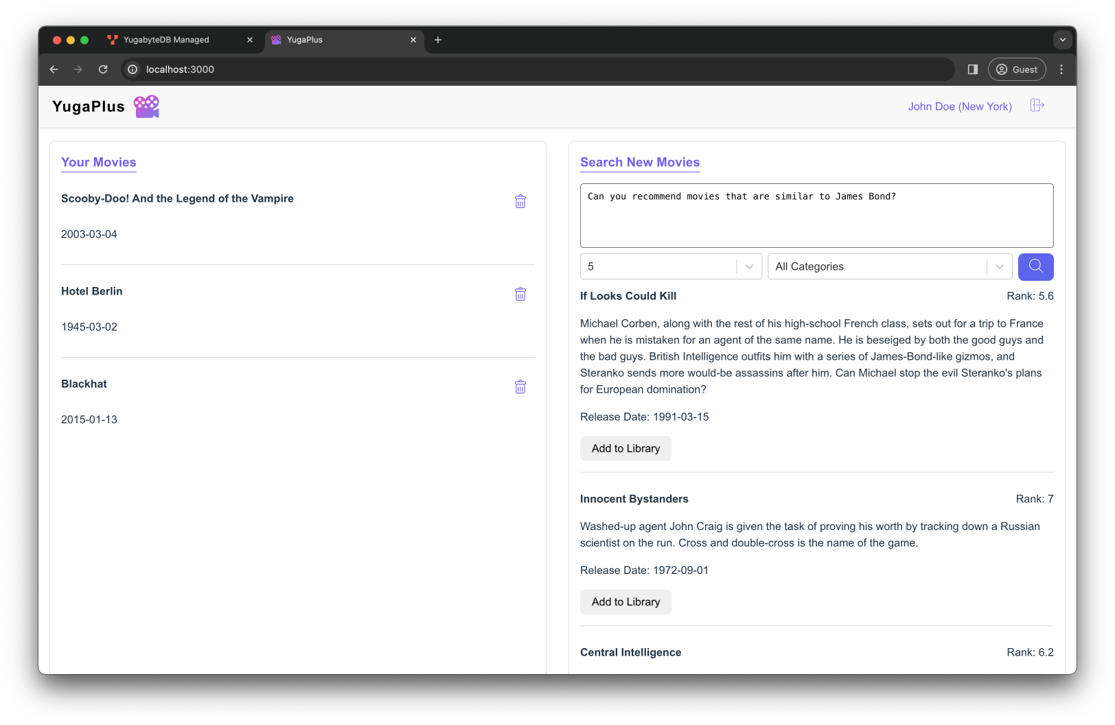 Similarity Search Result Similarity Search Result